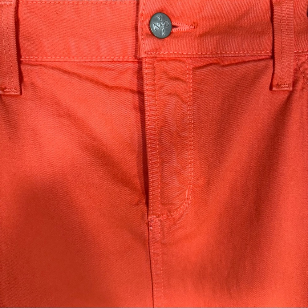 NYDJ Not Your Daughter’s Jeans Pencil Skirt Papaya Color Size 14 Made In USA - Picture 2 of 12